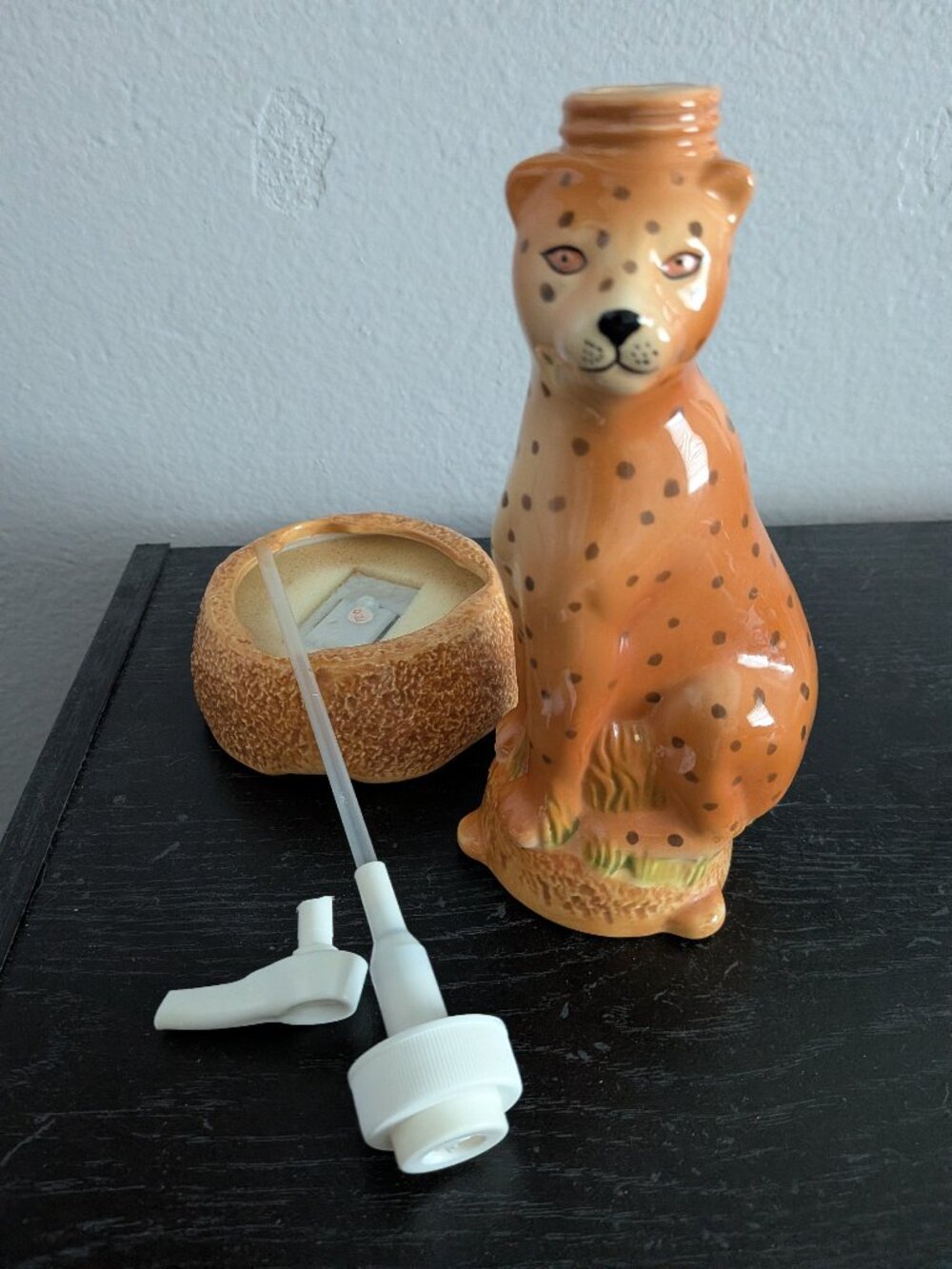 1999 Allure Ceramic Cheetah Sound Pump Soap Dispenser